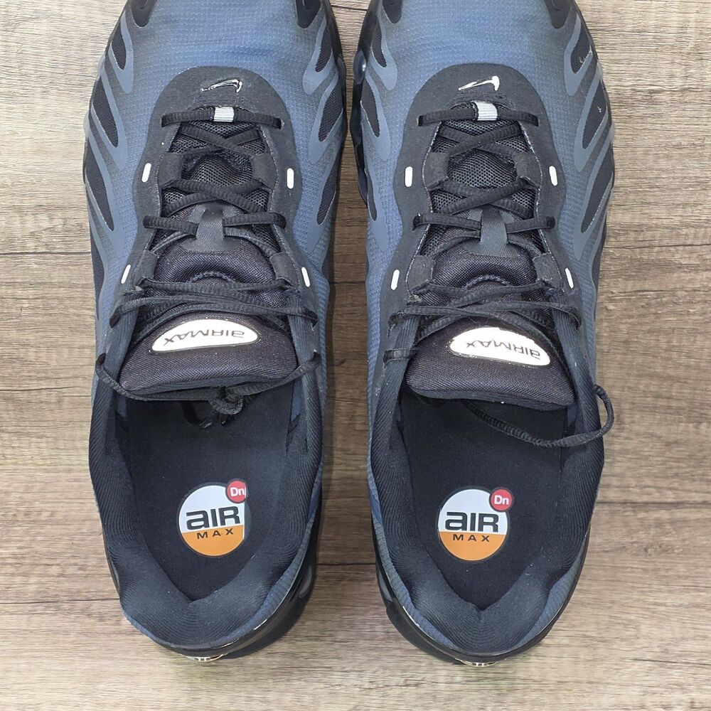 Nike Air Max Dn8 Men's Size 13 Black Thunder Blue Wolf Grey Shoes II7634-001 - Picture 8 of 10